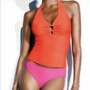 Shape FX Fuschia/Orange Reversible Tankini Bikini